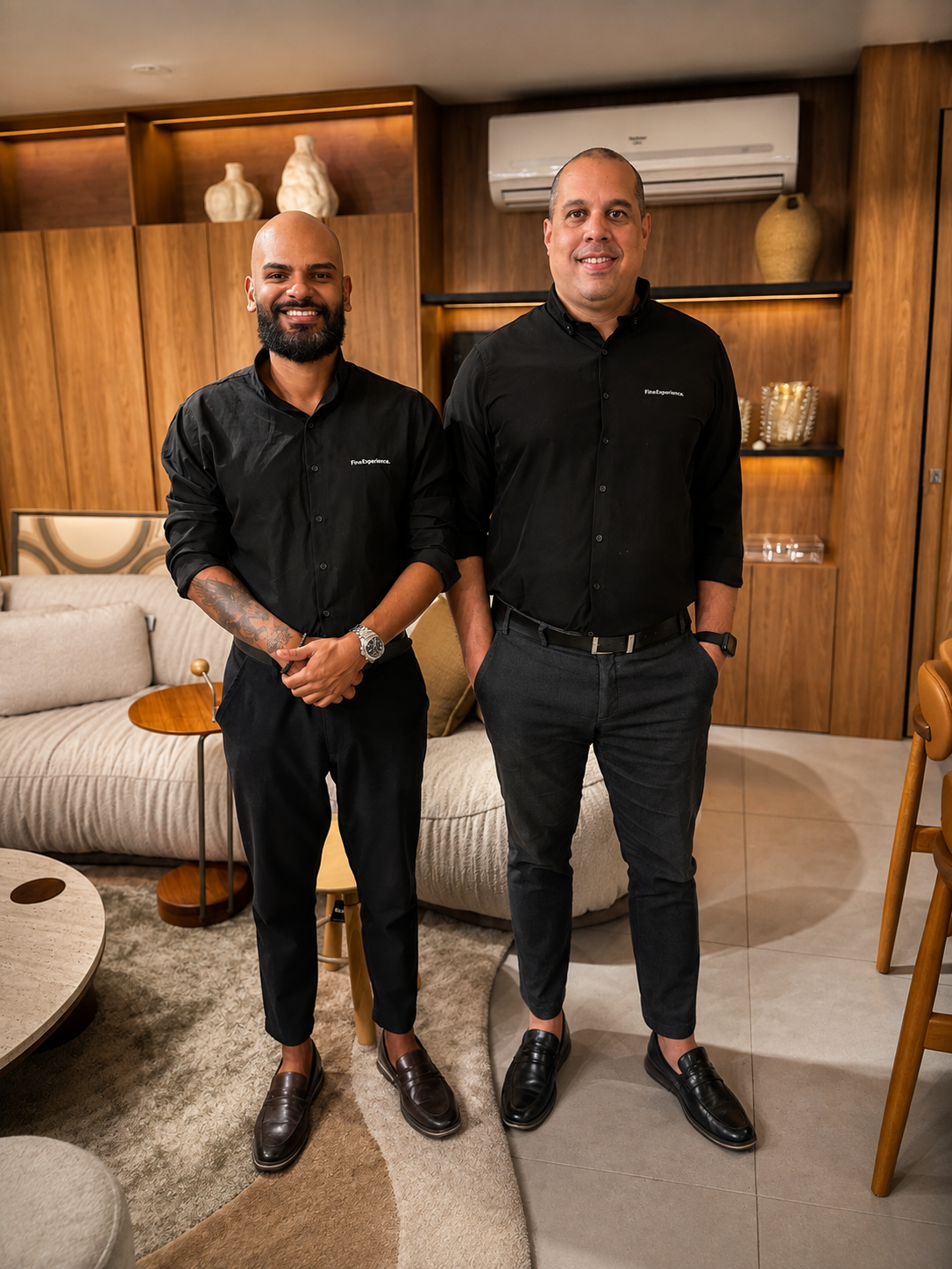Gustavo e Marcelo, equipe da Fine Experience